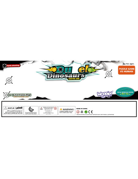 WOOPIE Bitwa Dinozaurów Gra Zręcznościowa Strzelanka