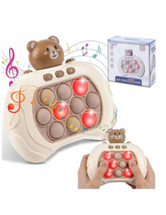 WOOPIE Gra POP IT Interaktywna Antystresowa Zręcznościowa Miś