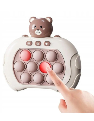 WOOPIE Gra POP IT Interaktywna Antystresowa Zręcznościowa Miś