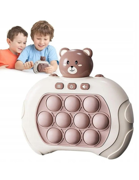 WOOPIE Gra POP IT Interaktywna Antystresowa Zręcznościowa Miś