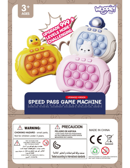 WOOPIE Gra POP IT Interaktywna Antystresowa Zręcznościowa Miś