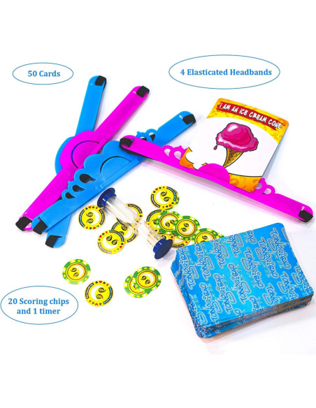 WOOPIE Kim jestem? Zgadnij Gra Rodzinna Rozrywkowa