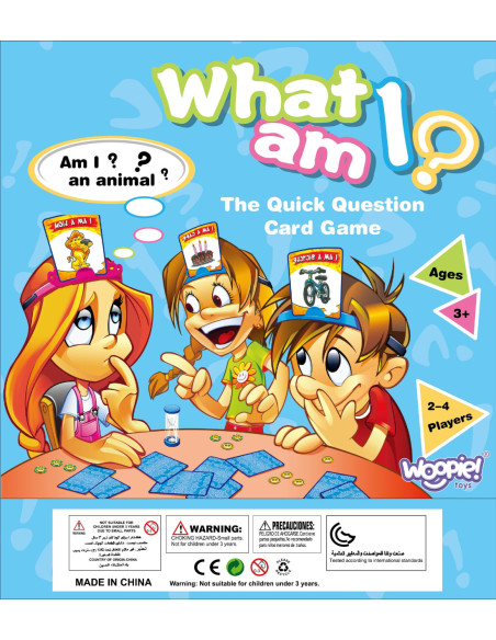 WOOPIE Kim jestem? Zgadnij Gra Rodzinna Rozrywkowa