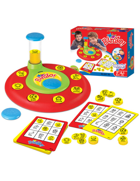 WOOPIE Bingo Gra Dopasuj Żetony Planszowa Rodzinna