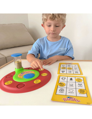 WOOPIE Bingo Gra Dopasuj Żetony Planszowa Rodzinna