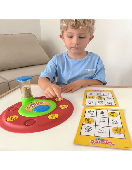 WOOPIE Bingo Gra Dopasuj Żetony Planszowa Rodzinna