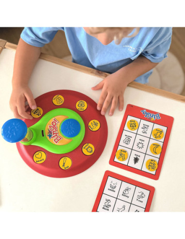 WOOPIE Bingo Gra Dopasuj Żetony Planszowa Rodzinna