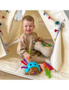 WOOPIE Gra Zręcznościowa Jeżyk Sorter Montessori Nauka Liczb i Kolorów 4w1 2