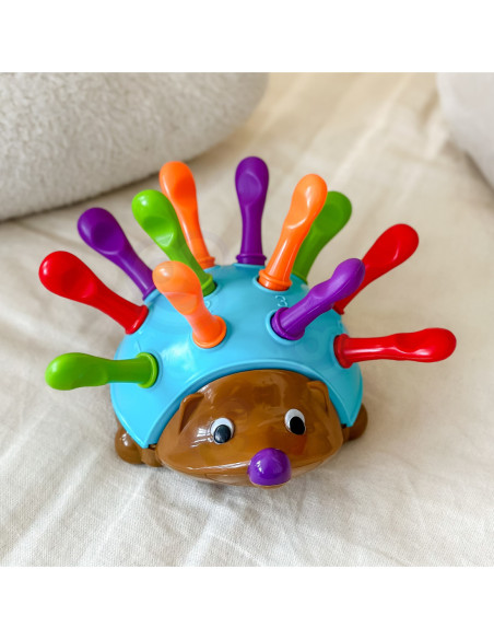 WOOPIE Gra Zręcznościowa Jeżyk Sorter Montessori Nauka Liczb i Kolorów 4w1