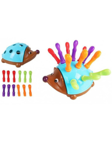WOOPIE Gra Zręcznościowa Jeżyk Sorter Montessori Nauka Liczb i Kolorów 4w1