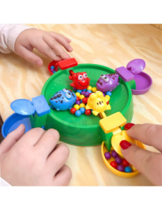 WOOPIE Gra Zręcznościowa Planszowa GŁODNE WESOŁE ŻABKI I KROKODYLKI 3+ 2