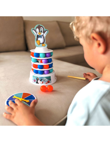 WOOPIE Gra Zręcznościowa Pingwin na Wieży