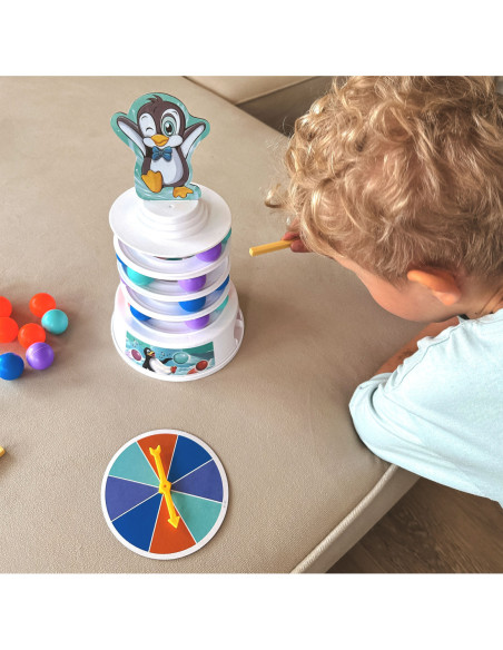 WOOPIE Gra Zręcznościowa Pingwin na Wieży