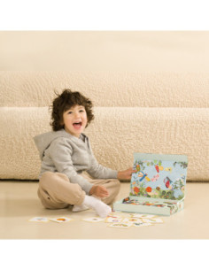 CLASSIC WORLD Układanka Magnetyczna Zwierzęta Tablica Klocki Puzzle Pamięć 66 el. 2