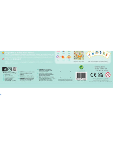 CLASSIC WORLD Układanka Magnetyczna Zwierzęta Tablica Klocki Puzzle Pamięć 66 el.