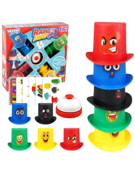 WOOPIE Gra Zręcznościowa Szybkie Kapelusze