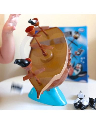 WOOPIE Gra Zręcznościowa Piracki Statek Pingwinów