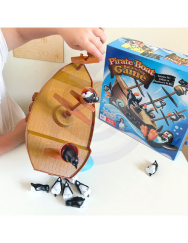 WOOPIE Gra Zręcznościowa Piracki Statek Pingwinów