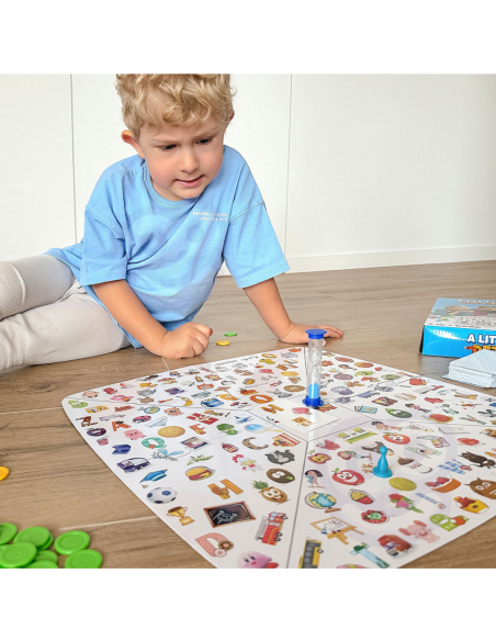 WOOPIE Gra Planszowa 2w1 Mały Detektw + Chińczyk