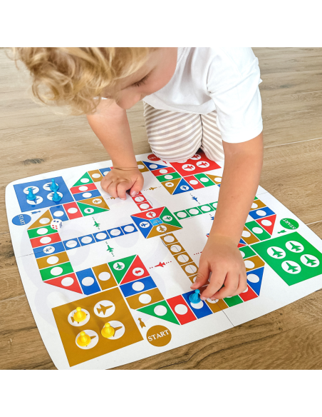 WOOPIE Gra Planszowa 2w1 Mały Detektw + Chińczyk