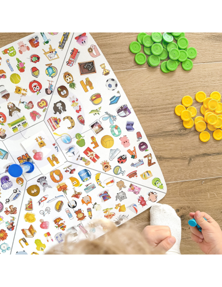 WOOPIE Gra Planszowa 2w1 Mały Detektw + Chińczyk