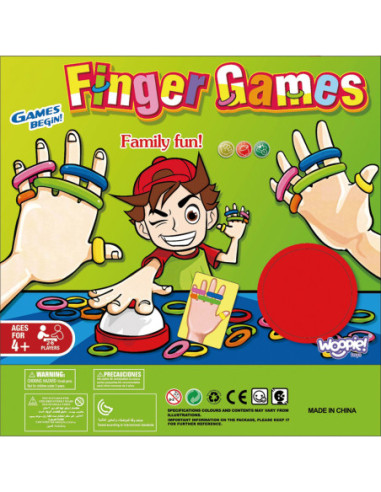 WOOPIE Gra Zręcznościowa Kolorowe Gumki