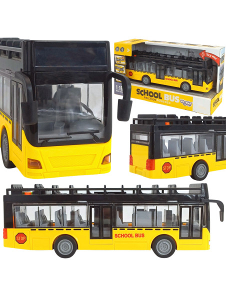 WOOPIE Autobus ze Światłami i Otwieranymi Drzwiami