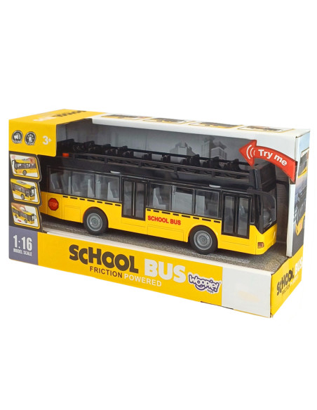 WOOPIE Autobus ze Światłami i Otwieranymi Drzwiami