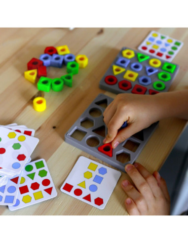 WOOPIE Gra Logiczna Dopasuj Kształty