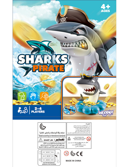 WOOPIE Gra Zręcznościowa Wściekły Rekin