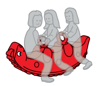 Bujak na biegunach dinozaur wieloosobowy