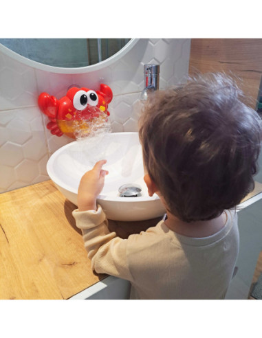 WOOPIE BABY Zabawka do Kąpieli Krab do Robienia Piany z Melodią - 10 szt.