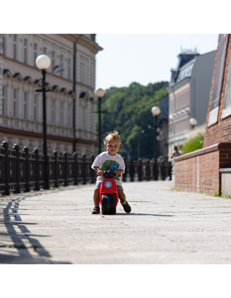 Falk Jeździk Scooter Strada Scooter Czerwony Ciche Opony od 1 Roku