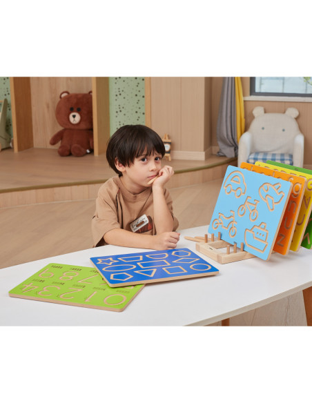 VIGA Tablica Kreślarska Małe Litery Nauka Pisania