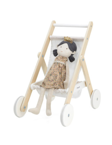 VIGA Drewniany Wózek dla Lalek