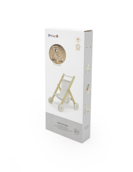 VIGA Drewniany Wózek dla Lalek