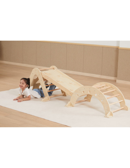 VIGA Drewniana Drabinka Pikler Trójkąt Wspinaczkowy Montessori