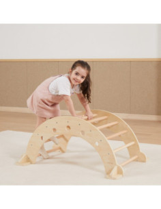 VIGA Drewniany Bujak Naturalny Montessori 2