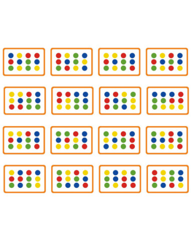 VIGA Gra Logiczna Odwzoruj Kolory i Figury Montessori