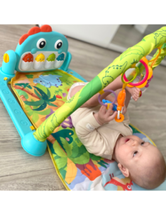 WOOPIE BABY kilimėlis su lanku Dino – džiaugsmas ir vaiko augimas! 2