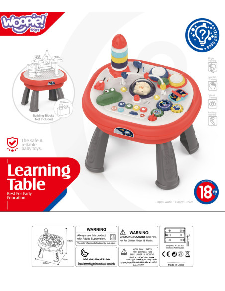WOOPIE BABY Stolik Edukacyjny Interaktywny Kosmos