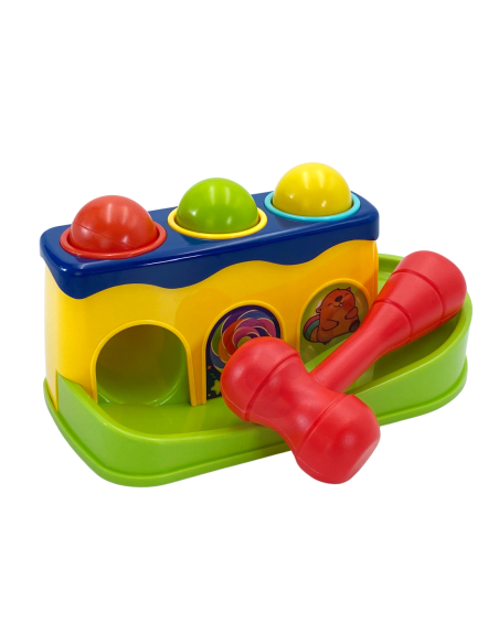 WOOPIE BABY Kolorowa Przebijanka Wbijanka z Młoteczkiem Montessori