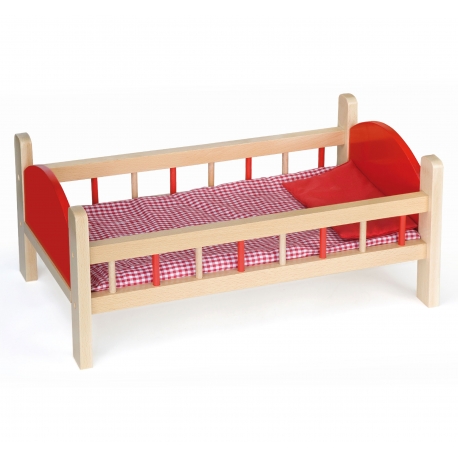 Drewniane łóżeczko dla lalek Viga