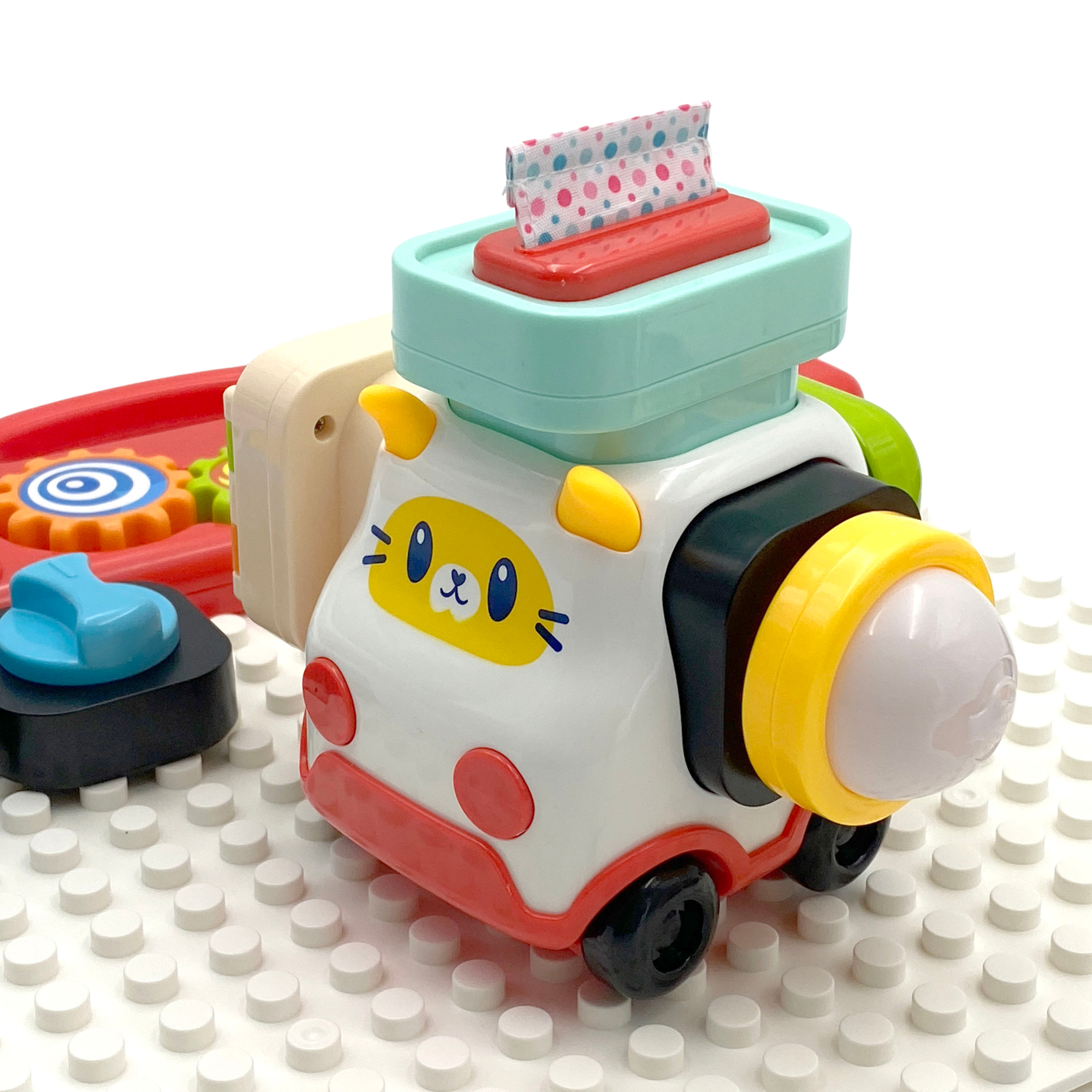 Montessori tablica manipulacyjna kolorowy panel aktywności - 24 z 35