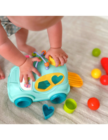 WOOPIE BABY Samochodzik Muzyczny Sorter Niebieski