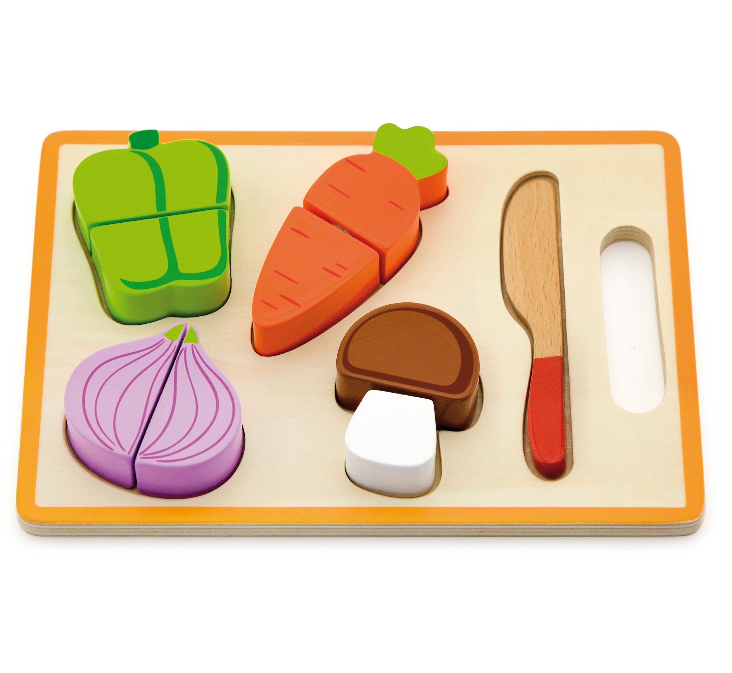 Drewniany Zestaw Deska Nóż Do Krojenia Warzywa Viga Toys