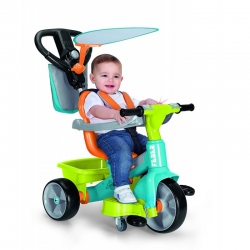 Feber Rowerek Trójkołowy Trike Baby Music - Obrotowy 360 stopni