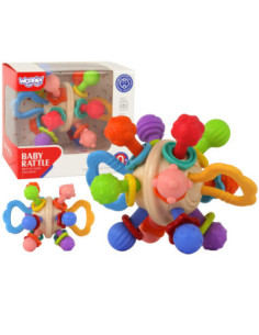 WOOPIE BABY Kolorowa Grzechotka w Kształcie Piłki 0m+
