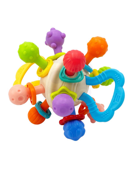 WOOPIE BABY Kolorowa Grzechotka w Kształcie Piłki 0m+