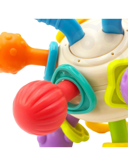 WOOPIE BABY Kolorowa Grzechotka w Kształcie Piłki 0m+